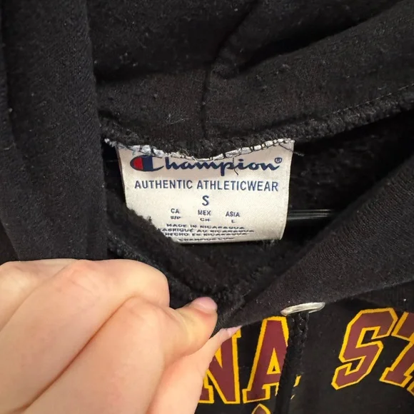 Champion Black Arizona State Sun Devils Hoodie - Picture 2 of 2